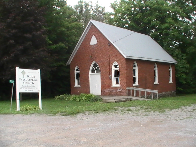 Church with sign