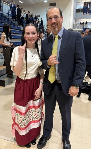 Madeleine Duncan received her iron ring